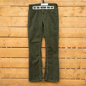 LIKE NEW! Gap Mid Rise Corduroy Baby Boot Pants Deep Green 2RS (Reg Short)